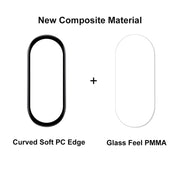 5 PCS For Xiaomi Mi Band 7 ENKAY 3D Full Coverage Soft PC Edge + PMMA HD Screen Protector Film