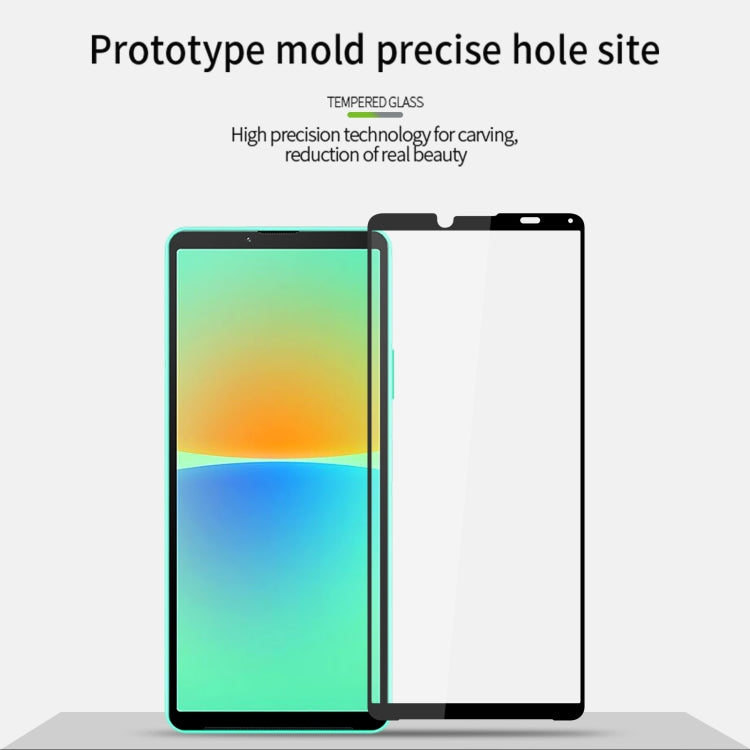 For Sony Xperia 10 IV PINWUYO 9H 2.5D Full Screen Tempered Glass Film(Black)