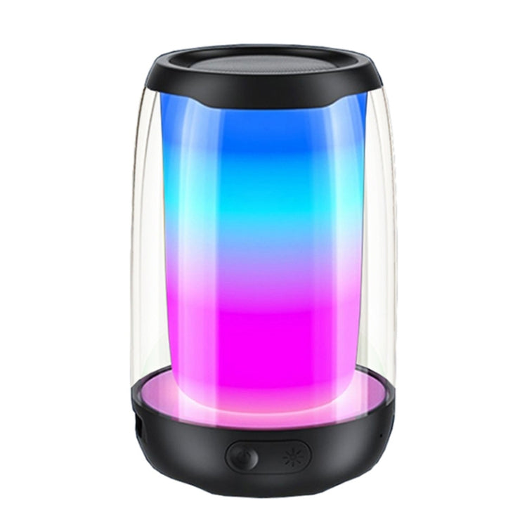 NBY8893 Pulsating Colorful Portable Stereo Bluetooth Speaker(Black) - Desktop Speaker by NBY | Online Shopping South Africa | PMC Jewellery | Buy Now Pay Later Mobicred