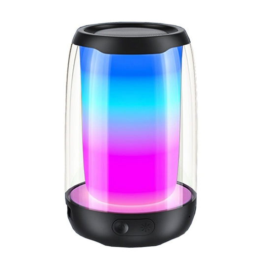 NBY8893 Pulsating Colorful Portable Stereo Bluetooth Speaker(Black) - Desktop Speaker by NBY | Online Shopping South Africa | PMC Jewellery | Buy Now Pay Later Mobicred