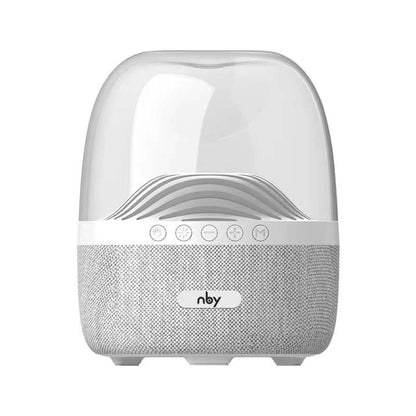 NBY 6680 Colorful Light 6D Stereo Wireless Bluetooth Speaker(White) - free shipping - PMC Jewellery - Order now!