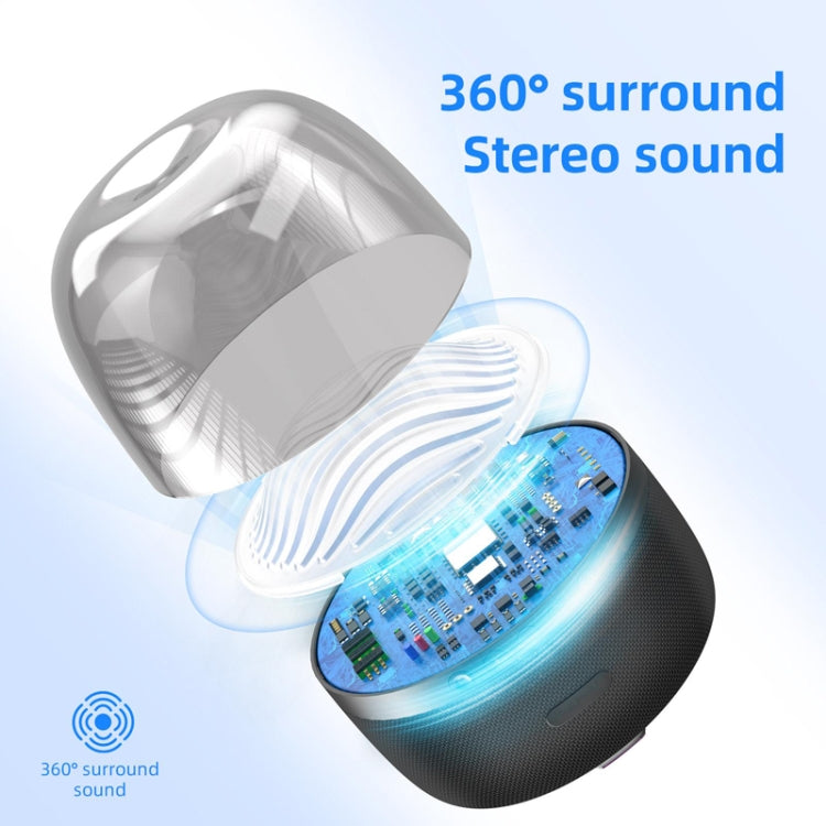 NBY 6680 Colorful Light 6D Stereo Wireless Bluetooth Speaker(Black) - free shipping - PMC TechLife - Order now!