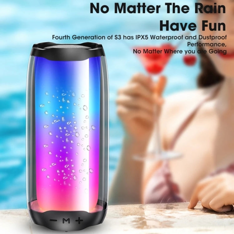 NBY 8892 LED IPX5 Waterproof Portable Wireless Bluetooth Speaker(Black) - Desktop Speaker by NBY | Online Shopping South Africa | PMC TechLife | Buy Now Pay Later Mobicred