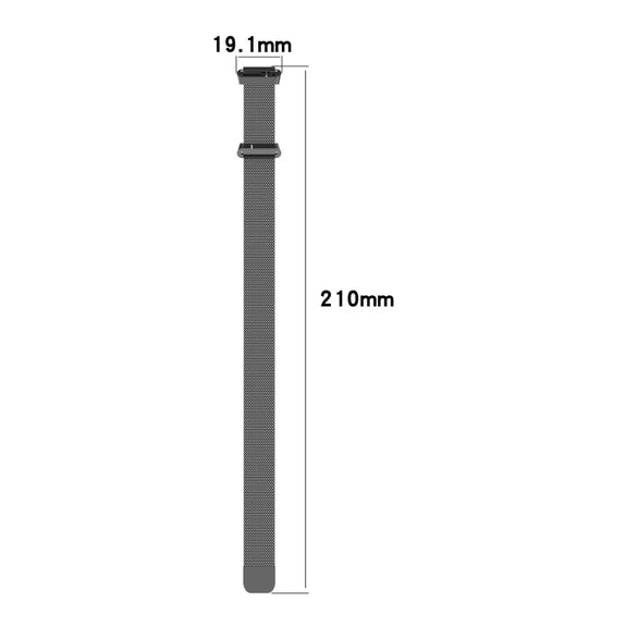 For Huawei Band 7 Milan Magnetic Watch Band(Black)