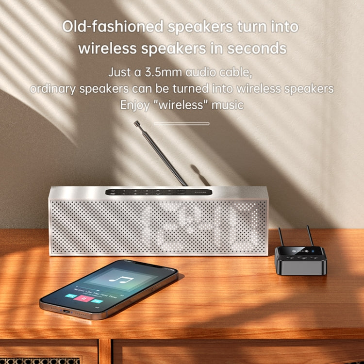 C51 Car Bluetooth 5.1 Audio Receiver Support NFC / Calls / TF Card / MP3 Playback - Audio Receiver Transmitter by PMC TechLife | Online Shopping South Africa | PMC TechLife