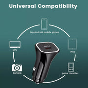 TE-P2 PD20W USB-C / Type-C Car Charger with Type-C to 8 Pin Data Cable(Black)