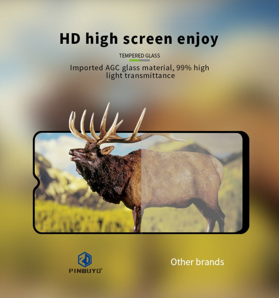 For OPPO A77 5G PINWUYO 9H 2.5D Full Screen Tempered Glass Film(Black)
