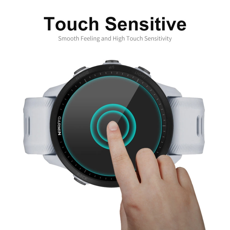 10 PCS Compatible with Garmin Compatible witherunner 955 ENKAY 0.2mm 9H Tempered Glass Screen Protector Watch Film - free shipping - PMC Jewellery - Order now!