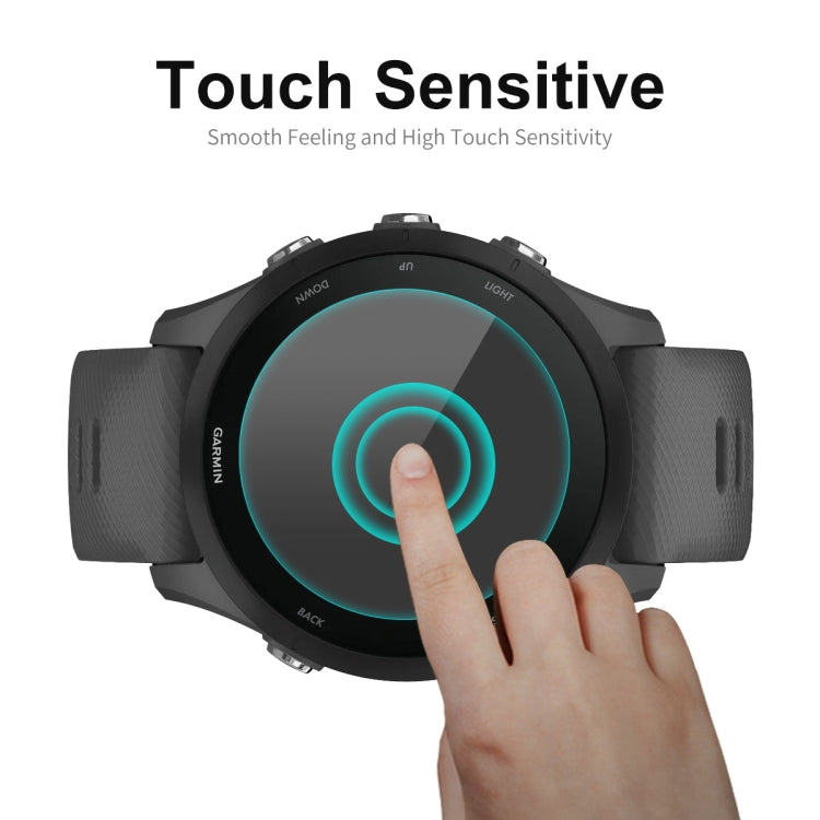 10 PCS Compatible with Garmin Compatible witherunner 255 ENKAY 0.2mm 9H Tempered Glass Screen Protector Watch Film - free shipping - PMC Jewellery - Order now!