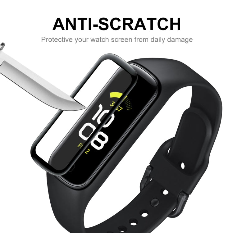 2 PCS For Samsung Galaxy Fit 2 ENKAY Hat-Prince 3D Full Coverage Soft PC Edge + PMMA HD Screen Protector Film