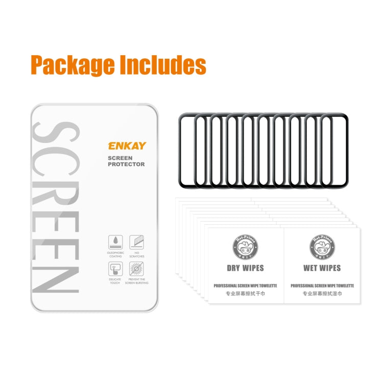 10 PCS For Samsung Galaxy Fit 2 ENKAY Hat-Prince 3D Full Coverage Soft PC Edge + PMMA HD Screen Protector Film - free shipping - PMC TechLife - Order now!