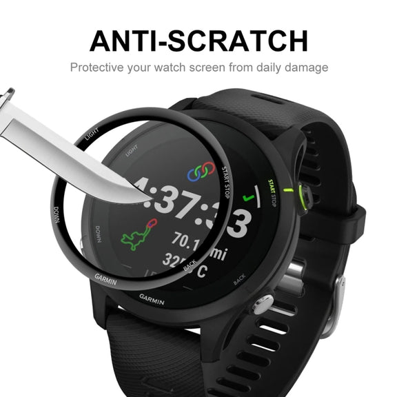 10 PCS Compatible with Garmin Compatible witherunner 255S ENKAY Hat-Prince 3D Full Coverage Soft PC Edge + PMMA HD Screen Protector Film