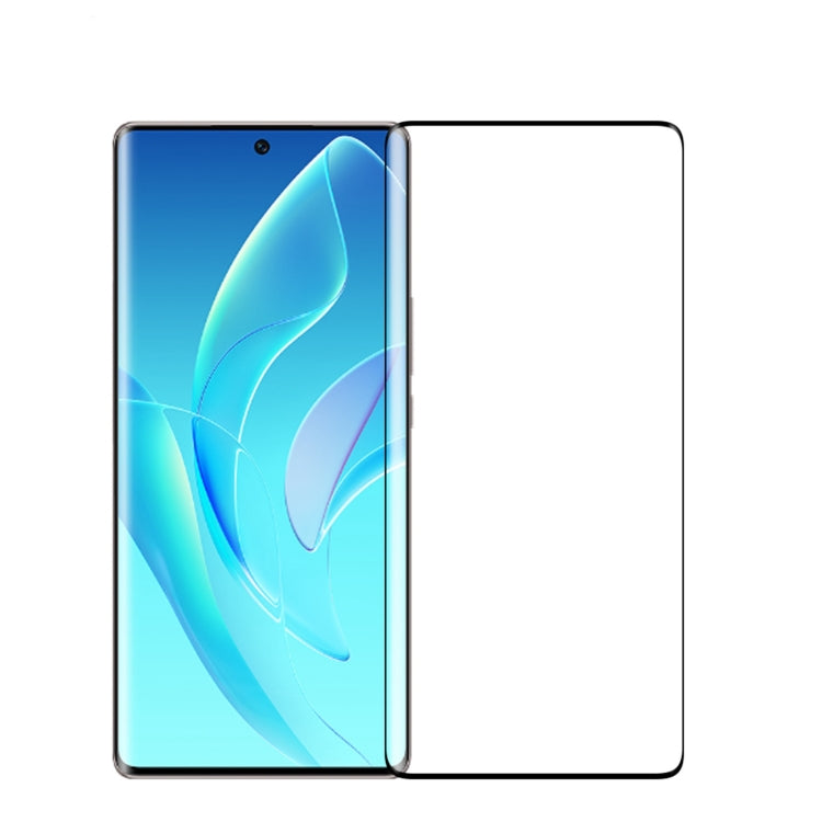For Honor 70 PINWUYO 9H 3D Hot Bending Tempered Glass Film(Black) - Honor Tempered Glass by PINWUYO | Online Shopping South Africa | PMC TechLife | Buy Now Pay Later Mobicred