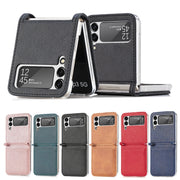For Samsung Galaxy Z Flip 4 5G Folding Litchi Texture Card Wallet Phone Case(Black)