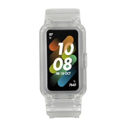 For Huawei Band 6 / 7 / Honor Band 6 JSM Integrated TPU Adjustable Elastic Watch Band (Translucent)