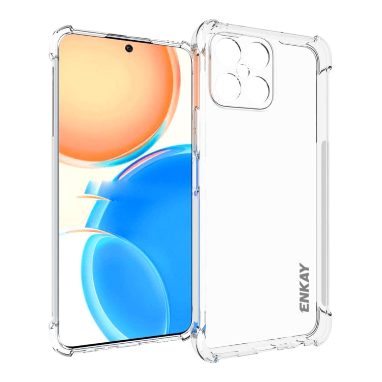 For Honor X8 ENKAY Transparent TPU Shockproof Phone Case - Honor Cases by ENKAY | Online Shopping South Africa | PMC TechLife | Buy Now Pay Later Mobicred