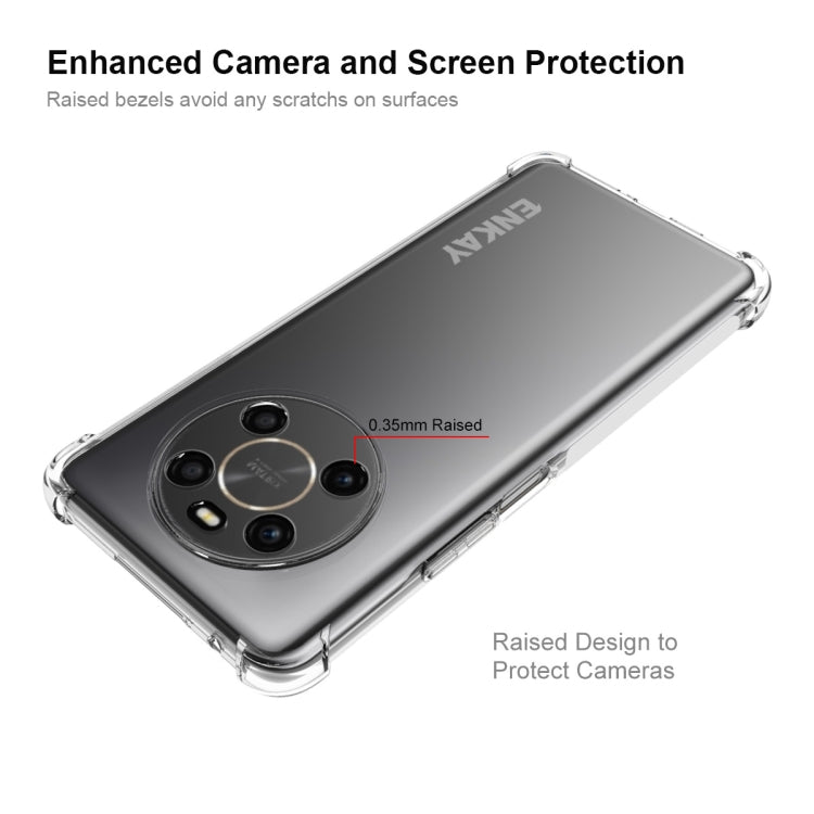 For Honor X9 4G / 5G ENKAY Transparent TPU Shockproof Phone Case