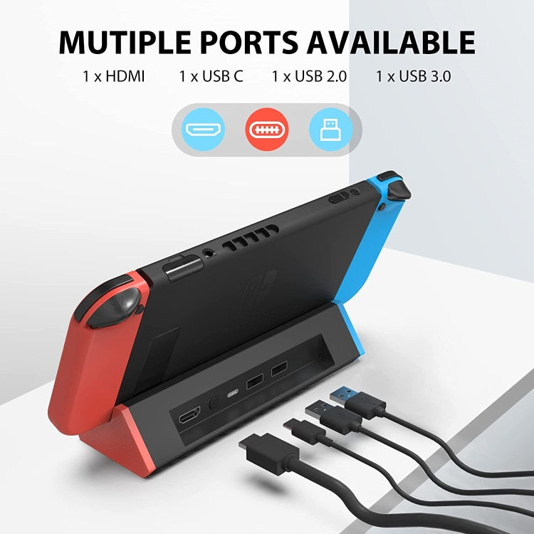 Portable Dock 4K HDMI Adapter for Nintendo Switch/Switch OLED (Normal Model) - Holder by PMC TechLife | Online Shopping South Africa | PMC TechLife