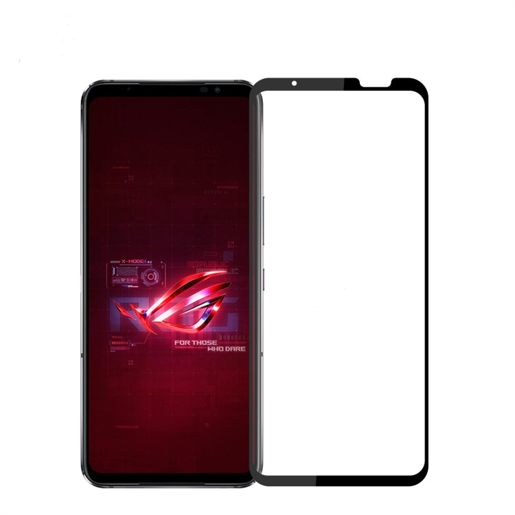 For Asus Rog Phone 6 / Rog Phone 6 Pro PINWUYO 9H 2.5D Full Screen Tempered Glass Film(Black) - ASUS Tempered Glass by PINWUYO | Online Shopping South Africa | PMC TechLife | Buy Now Pay Later Mobicred