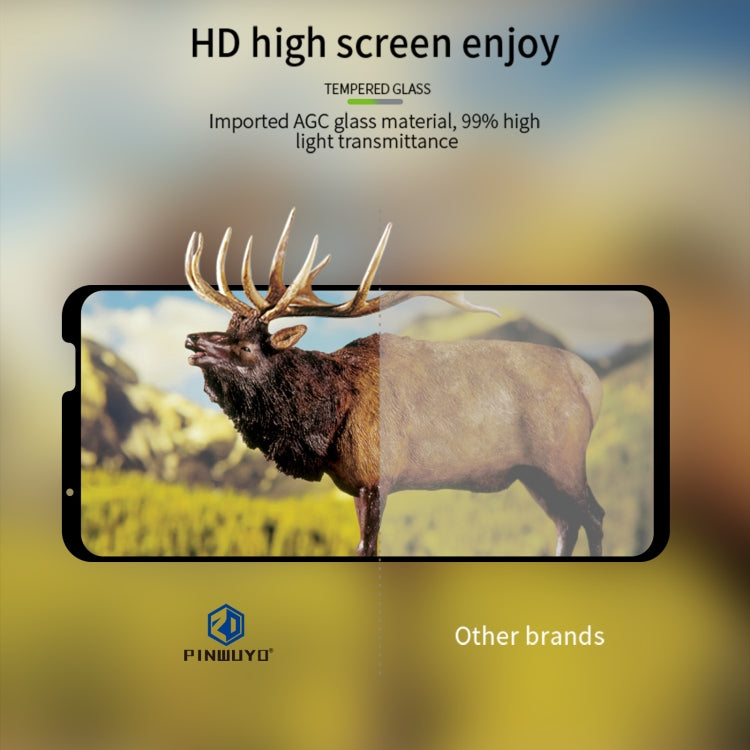 For Asus Rog Phone 6 / Rog Phone 6 Pro PINWUYO 9H 2.5D Full Screen Tempered Glass Film(Black) - ASUS Tempered Glass by PINWUYO | Online Shopping South Africa | PMC TechLife | Buy Now Pay Later Mobicred