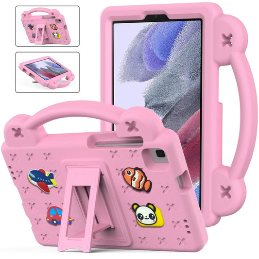 For Samsung Galaxy Tab A7 Lite 8.7 2021 T220/T225 Handle Kickstand Children EVA Shockproof Tablet Case(Pink) - free shipping - PMC Jewellery - Order now!