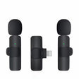 K9 2 in 1 Wireless Clip-on Auto Noise Cancelling Live Mini Microphone, Port: 8 Pin - Microphone by PMC TechLife | Online Shopping South Africa | PMC TechLife | Buy Now Pay Later Mobicred
