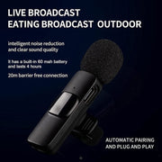 Wireless Lapel Microphones For Android Type C Device