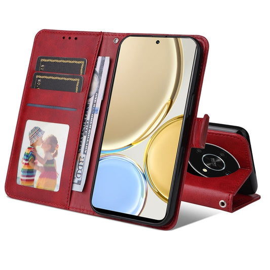 For Honor X9 / X30 / Magic4 Lite JSM Calf Texture Leather Phone Case(Red) - Honor Cases by JUNSUNMAY | Online Shopping South Africa | PMC Jewellery | Buy Now Pay Later Mobicred