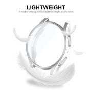 For Samsung Galaxy Watch5 44mm ENKAY Hat-Prince Full Coverage Electroplated Soft TPU Case(Silver) - Watch Cases by ENKAY