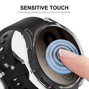 For Samsung Galaxy Watch 5 40mm ENKAY Hat-Prince Full Coverage Transparent Soft TPU Case - Watch Cases by ENKAY