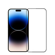 For iPhone 14 Pro PINWUYO 9H 2.5D Full Screen Tempered Glass Film(Black)
