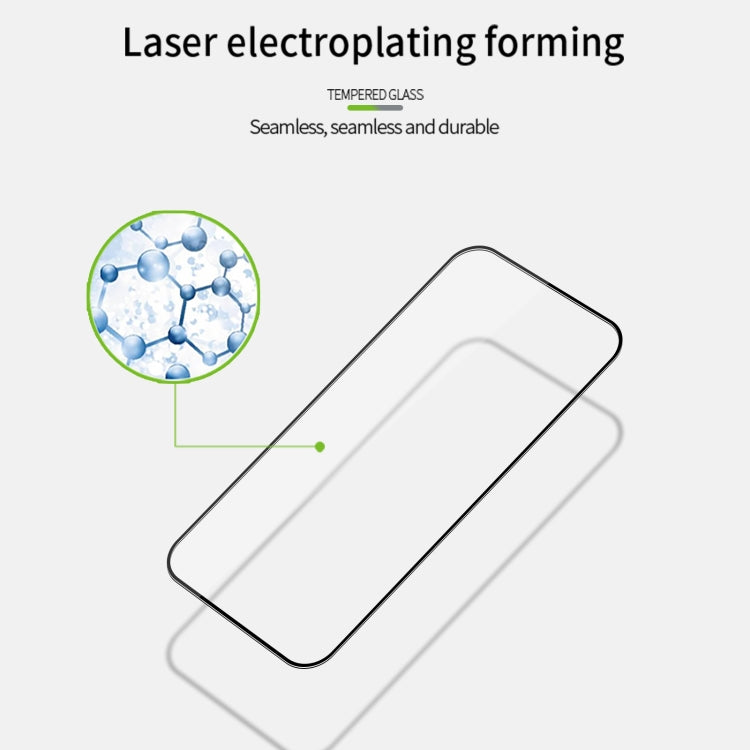 For iPhone 14 Pro PINWUYO 9H 2.5D Full Screen Tempered Glass Film(Black)
