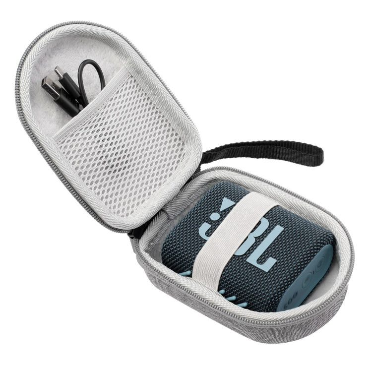 For JBL GO3 Portable EVA Storage Box Case(Gray)