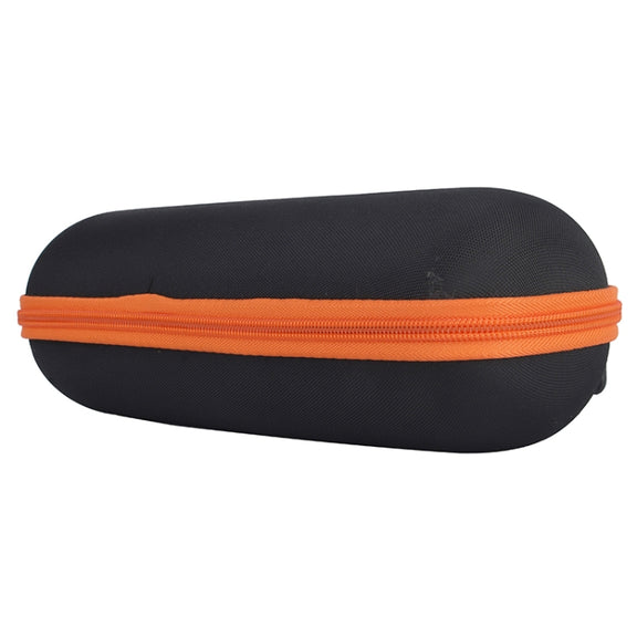 For JBL Flip 6 Portable Storage Box Case(Black Orange)