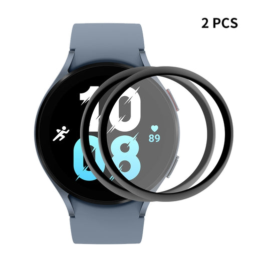 2 PCS For Samsung Galaxy Watch5 44mm ENKAY 3D Full Coverage PC + PMMA HD Screen Protector Film - Screen Protector by ENKAY | Online Shopping South Africa | PMC Jewellery | Buy Now Pay Later Mobicred