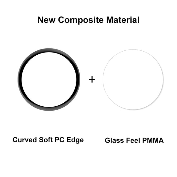 2 PCS For Samsung Galaxy Watch5 44mm ENKAY 3D Full Coverage PC + PMMA HD Screen Protector Film