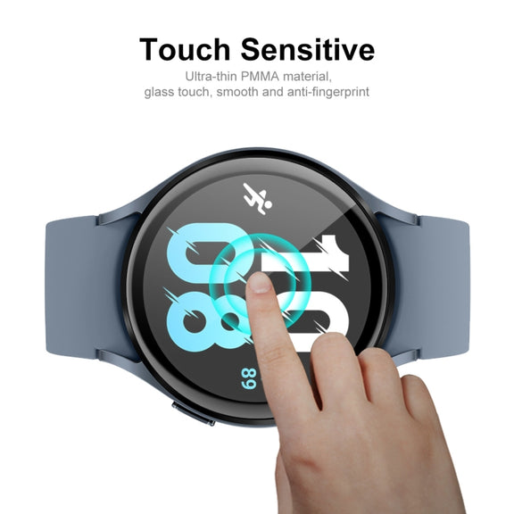 2 PCS For Samsung Galaxy Watch5 44mm ENKAY 3D Full Coverage PC + PMMA HD Screen Protector Film