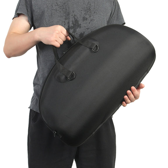 For JBL Boombox2 Anti-pressure Portable Storage Box with Charger Box(Black + orange)