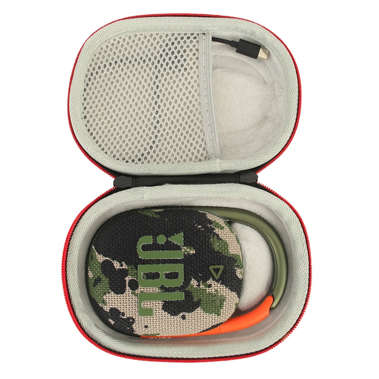 For JBL Clip4 Bluetooth Speaker EVA Shockpproof Storage Box Case(Black) - Protective Case by PMC TechLife | Online Shopping South Africa | PMC TechLife