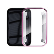 For Xiaomi Mi Band 7 Pro ENKAY Hat-Prince Full Coverage Electroplated TPU Screen Protection Case(Pink) - Watch Cases by ENKAY