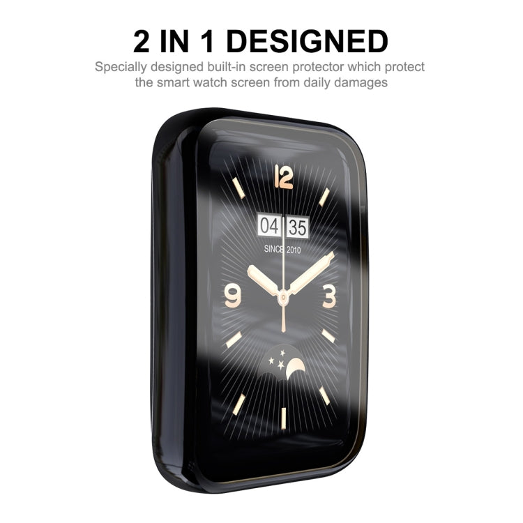 For Xiaomi Mi Band 7 Pro ENKAY Hat-Prince Full Coverage Electroplated TPU Screen Protection Case(Rose Gold) - Watch Cases by ENKAY | Online Shopping South Africa | PMC TechLife | Buy Now Pay Later Mobicred
