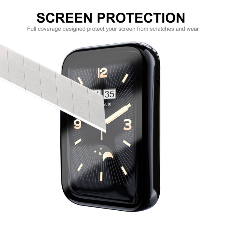 For Xiaomi Mi Band 7 Pro ENKAY Hat-Prince Full Coverage Electroplated TPU Screen Protection Case(Black) - free shipping - PMC TechLife - Order now!