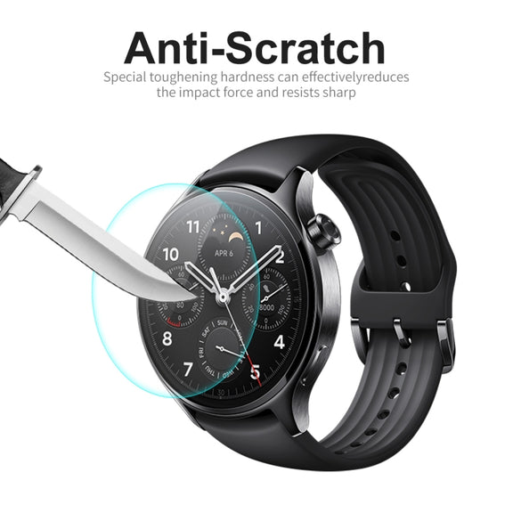 5 PCS For Xiaomi Watch S1 Pro ENKAY 0.2mm 9H Tempered Glass Screen Protector Film
