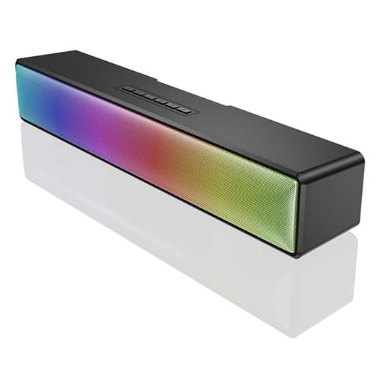 AEC BT601 RGB Light HiFi Soundbar Bluetooth Speaker Home Theater - free shipping - PMC Jewellery - Order now!