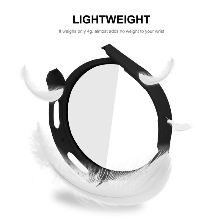 For Samsung Galaxy Watch5 40mm ENKAY Hat-Prince Full Coverage PC Frame + 9H Tempered Glass Case(Black) - free shipping - PMC TechLife - Order now!