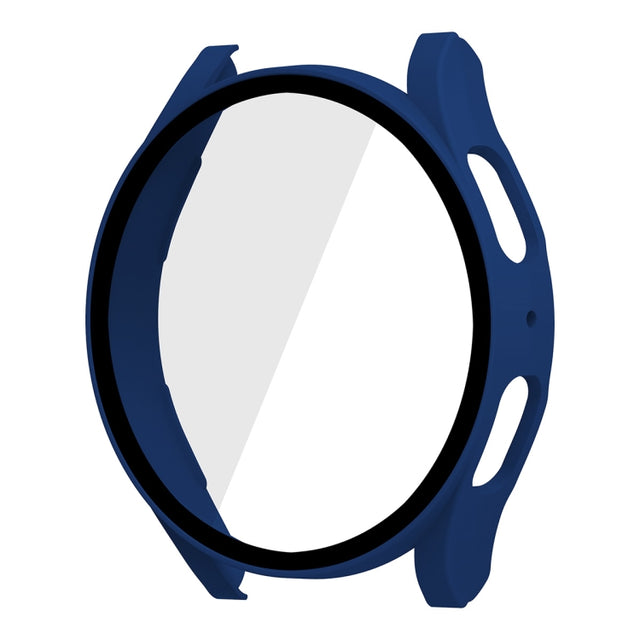 For Samsung Galaxy Watch5 44mm ENKAY Hat-Prince Full Coverage PC Frame + 9H Tempered Glass Case(Dark Blue) - Watch Cases by ENKAY