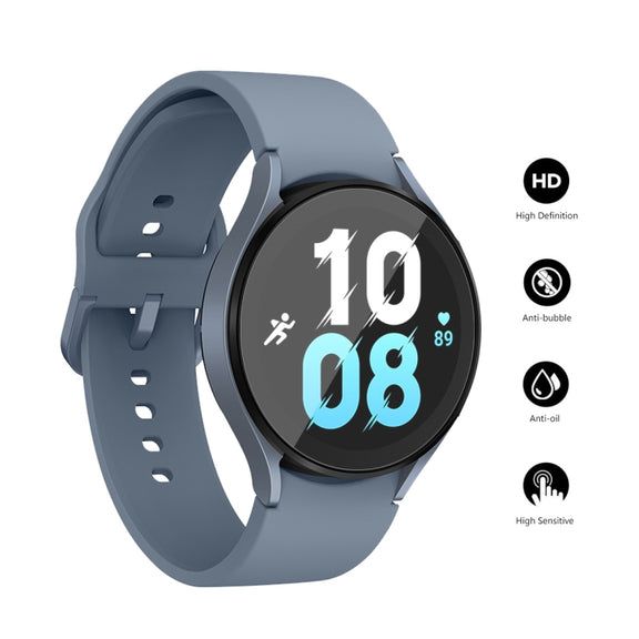 2 PCS For Samsung Galaxy Watch5 44mm ENKAY Hat-Prince Full Screen Coverage TPU Soft Film