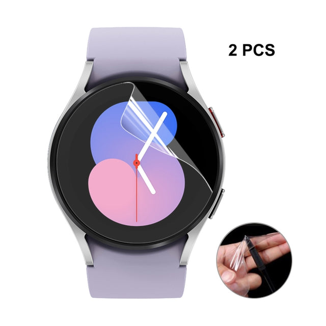 2 PCS For Samsung Galaxy Watch5 40mm ENKAY Hat-Prince Full Screen Coverage TPU Soft Film