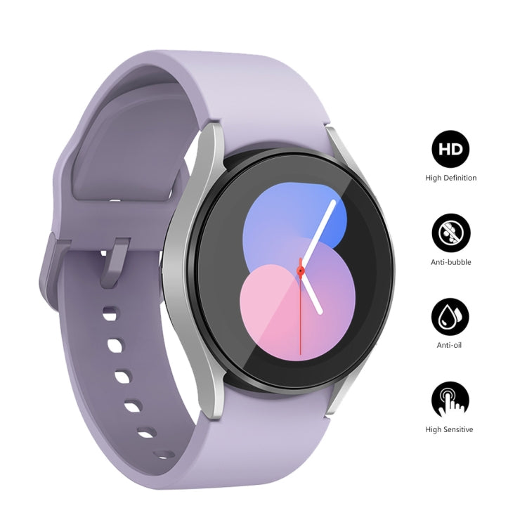 2 PCS For Samsung Galaxy Watch5 40mm ENKAY Hat-Prince Full Screen Coverage TPU Soft Film