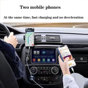 TE-P8 40W PD20W + PD20W Dual Port PD3.0 Car Charger with Type-c to Type-C Data Cable, Length: 1m(White)